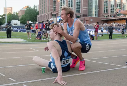 Alex Phillip and Parker Wolfe at the ACC Championships