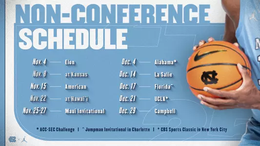 2024-25 men's basketball non-conference schedule graphic