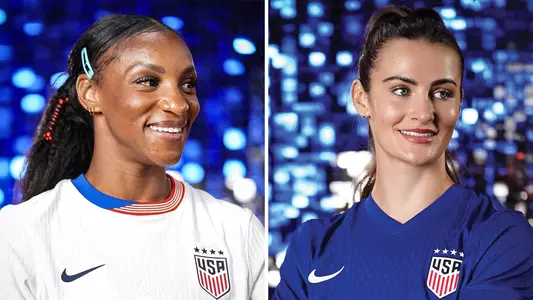 Crystal Dunn, Emily Fox USWNT