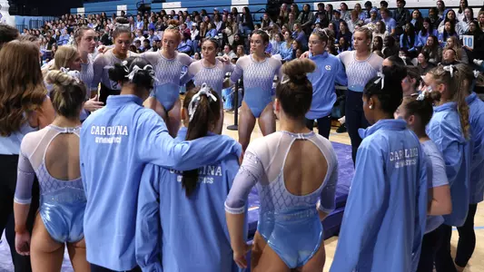 Gymnastics Team Huddle