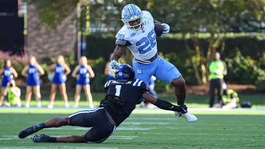 Omarion Hampton
University of North Carolina Football v Duke
Wallace Wade Stadium
Durham, NC
Saturday, September 28, 2024