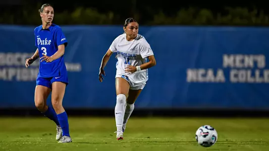 Makenna Dominguez          
University of North Carolina Women’s Soccer v Duke   
Koskinen Stadium    
Durham, NC 
Thursday, September 5, 2024