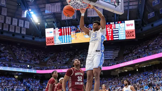 Jalen Washington       
University of North Carolina Men’s Basketball v Boston College  
Dean E. Smith Center 
Chapel Hill, NC 
Saturday, January 25, 2025