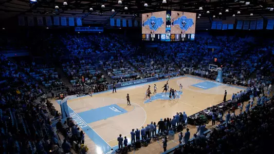 Carmichael Arena, tip off University of North Carolina Women's Basketball v Notre Dame Carmichael Arena Chapel Hill, NC Sunday, January 5, 2025