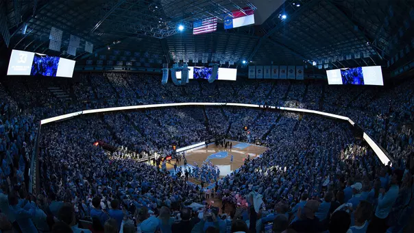 Smith Center wide, Duke game 2025, overall facility