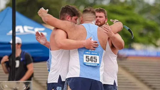 Huddle, Shot put University of North Carolina Track and Field v ACC Championships Kentner Stadium Winston-Salem, NC Friday, May 16, 2025