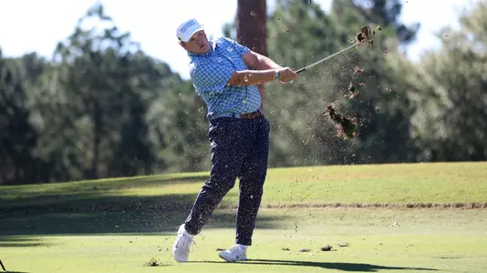 Wilmington, NC – Oct 20: NCAA Men's Golf - The Williams Cup - Second Round at Eagle Point Golf Club in Wilmington, NC on October 20, 2025. (Credit: Andy Mead/YCJ)