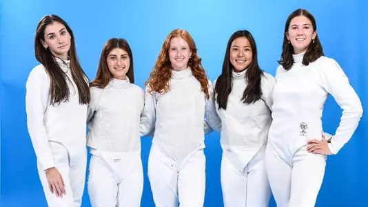 Women's Fencing Freshman Media Day Photo