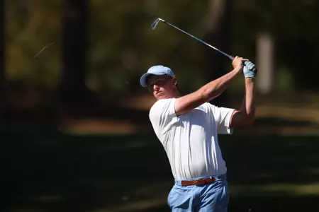 Wilmington, NC Ð Oct 21: NCAA Men's Golf - The Williams Cup - Third Round at Eagle Point Golf Club in Wilmington, NC on October 21, 2025. (Credit: Andy Mead/YCJ)