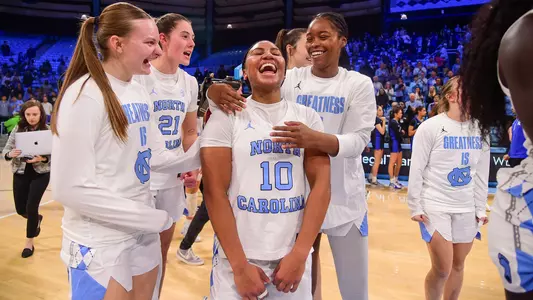 Celebration
University of North Carolina Women’s Basketball v Kentucky
Carmichael Arena
Chapel Hill, NC
Thursday, December 5, 2024