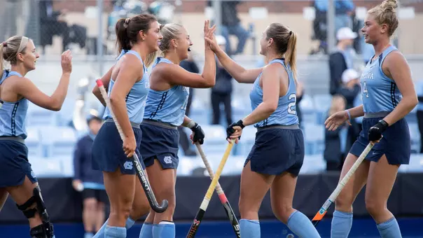 celebration 
University of North Carolina Field Hockey v Richmond 
Karen Shelton Stadium 
Chapel Hill, NC 
Friday, October 24, 2025
