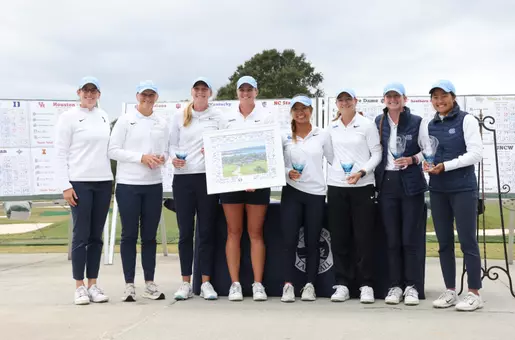 Wilmington, NC Ð Oct 26: NCAA Women's Golf - Landfall Tradition - Third Round at Country Club of Landfall Pete Dye Course in Wilmington, NC on October 26, 2025. (Credit: Andy Mead/YCJ)