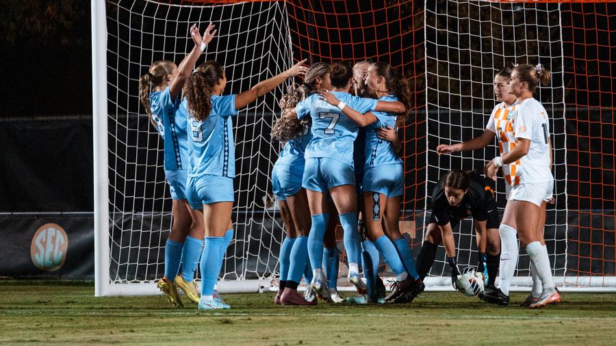 UNC Women’s Soccer Tops Third-Seeded Tennessee, 3-1, In NCAA Tournament First Round UNC Women’s Soccer Tops Third-Seeded Tennessee, 3-1, In NCAA Tournament First Round