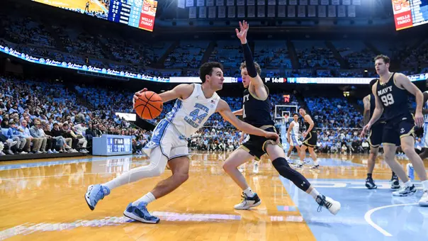 Luka Bogavac
v Navy
Dean E Smith Center
Chapel Hill, NC
Monday, November 18, 2025
Dalton T. Wainscott