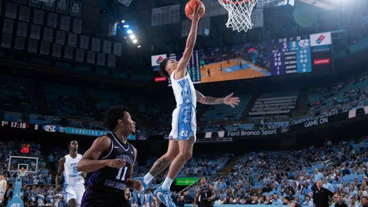 Kyan Evans
University of North Carolina Men’s Basketball v Central Arkansas
Dean E. Smith Center
Chapel Hill, NC
Monday, November 3, 2025
