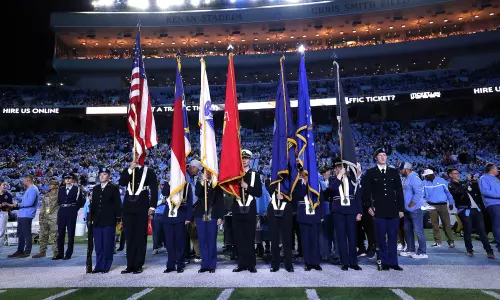 Color Guard Photo Web Header for Military Appreciation Day