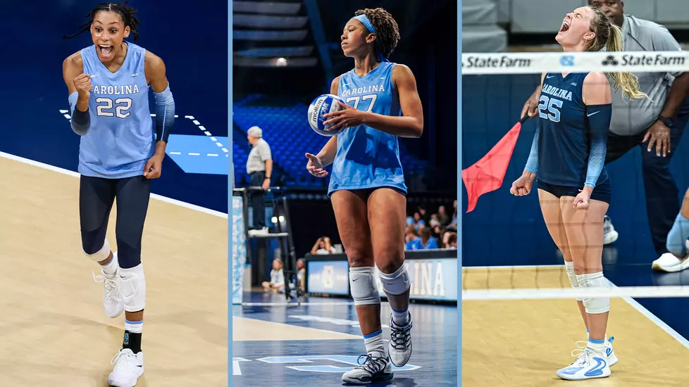 UNC Volleyball Earns Three All-ACC Honors UNC Volleyball Earns Three All-ACC Honors