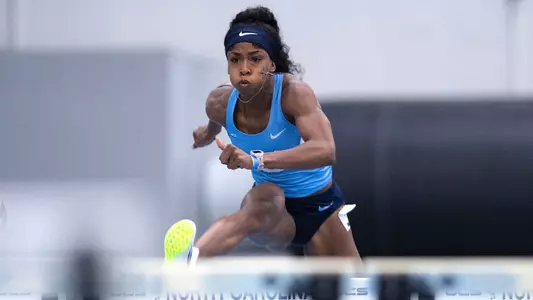 Sophomore Aaliyah Berry ran 8.20 seconds in the 60-meter to capture first place at the Dick Taylor Carolina Challenge Saturday. The time places her ninth in the country so far this season.