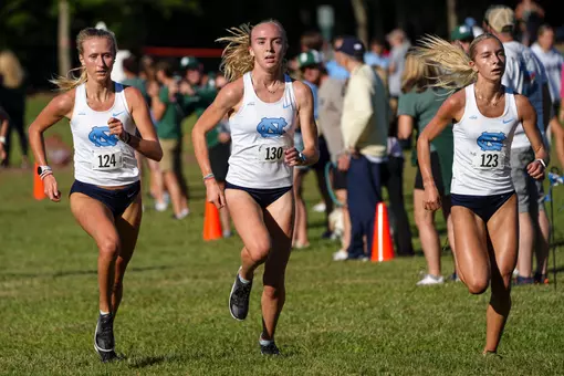 Libby Castelli, Reese Dalton, Logan St. John-Kletter
University of North Carolina Track & Field
Charotte Opender
Charlotte, NC
Thursday, August 29, 2025