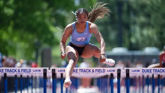 Kalani Witherspoon
100-meter hurdles
University of North Carolina Track and Field
Duke Invitational
Morris Williams Stadium
Durham, NC
Saturday, April 13, 2024