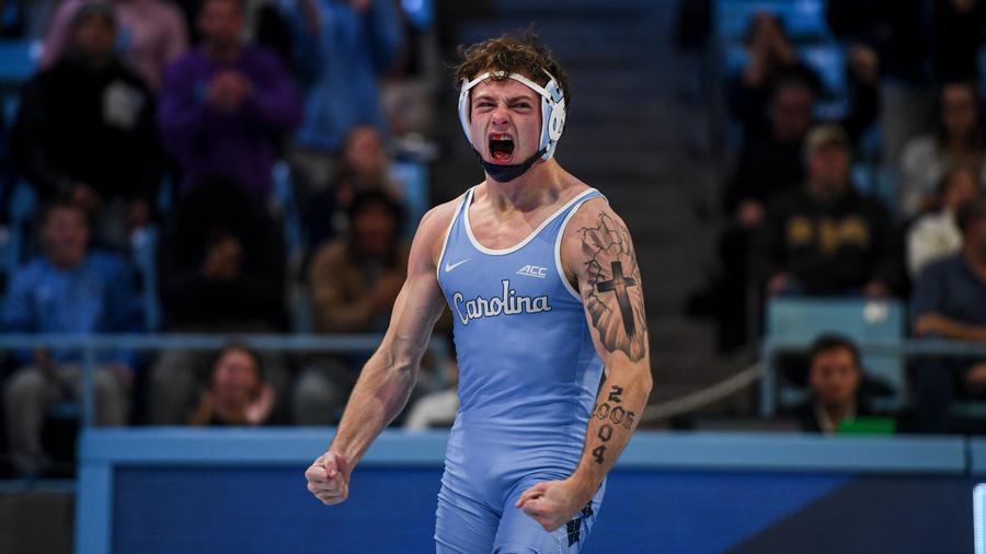 No. 22 UNC Wrestling Downs No. 17 West Virginia, 27-7 No. 22 UNC Wrestling Downs No. 17 West Virginia, 27-7