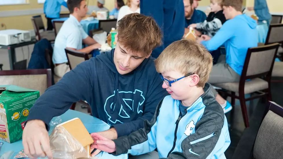 UNC Athletics Celebrates The Season With Team IMPACT UNC Athletics Celebrates The Season With Team IMPACT