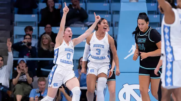 Taliyah Henderson, Lanie Grant
University of North Carolina Women’s Basketball v UNC-Wilmington
Carmichael Arena
Chapel Hill, NC
Thursday, December 17, 2025
