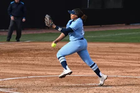 Kenna Raye Dark Pitching vs Princeton