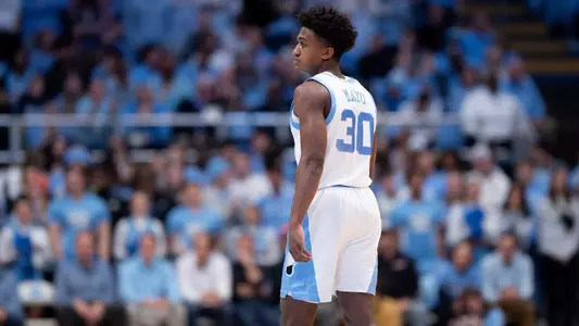 Dante Mayo Jr. 
University of North Carolina Basketball v North Carolina State University 
Dean E. Smith Center 
Chapel Hill, NC 
Wednesday, February 19, 2025