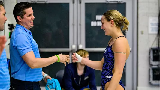 Lanie Gutch, Yaidel Gamboa
University of North Carolina Swimming and Diving - ACC Championship
Day 3 - Finals
Greensboro Aquatic Center
Greensboro, NC
Thursday, February 20, 2025