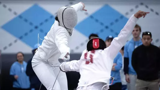 Maximo Zafft
epee
ACC Championships
University of North Carolina Fencing v Stanford
Eddie Smith Field House
Chapel Hill, NC
Saturday, February 22, 2025
