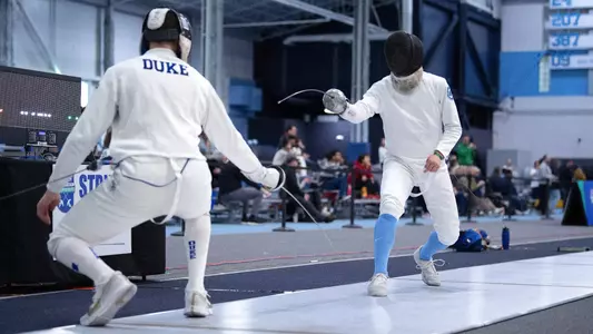 Aiden Click 
epee 
ACC Championships 
University of North Carolina Fencing v Notre Dame  
Eddie Smith Field House 
Chapel Hill, NC 
Saturday, February 22, 2025