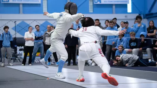 Eli Lippman 
epee 
ACC Championships 
University of North Carolina Fencing v Notre Dame  
Eddie Smith Field House 
Chapel Hill, NC 
Saturday, February 22, 2025