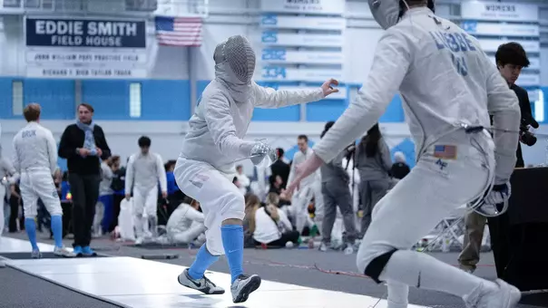 Finn Buchmann
sabre
University of North Carolina Fencing v Air Force
Miller Invitational
Eddie Smith Field House
Chapel Hill, NC
Sunday, February 9, 2025