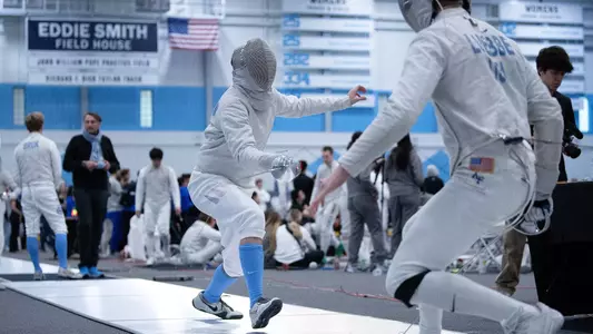 Finn Buchmann
sabre
University of North Carolina Fencing v Air Force
Miller Invitational
Eddie Smith Field House
Chapel Hill, NC
Sunday, February 9, 2025
