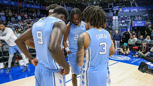 huddle vs. Wake Forest ACC Tournament 2025