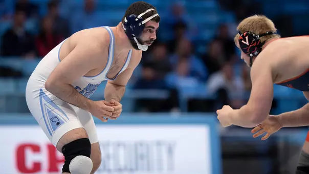 Nolan Neves
285-bout
University of North Carolina Wrestling v Virginia
Carmichael Arena
Chapel Hill, NC
Friday, February 14, 2025