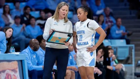 Courtney Banghart, Grace Townsend
University of North Carolina Women's Basketball v Virginia
Carmichael Arena
Chapel Hill, NC
Sunday, March 2, 2025