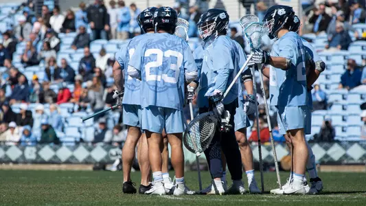 huddle 
University of North Carolina Men's Lacrosse v Princeton 
Dorrance Field 
Chapel Hill, NC 
Sunday, March 2, 2025