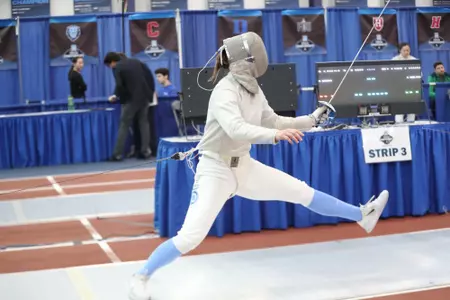 Sophia Kovacs lunging during the national championships