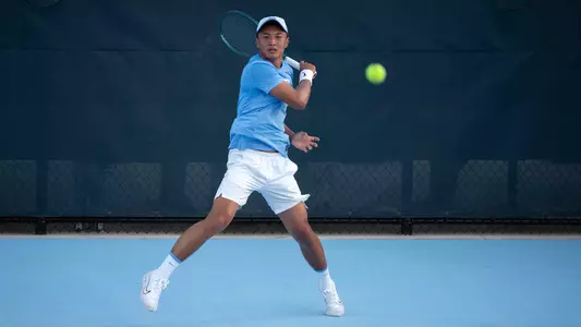 Chris Xu 
University of North Carolina Men's Tennis v Miami  
Chewning Tennis Center 
Chapel Hill, NC 
Friday, March 28, 2025