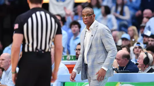 Hubert Davis
University of North Carolina Basketball v Duke
Dean E. Smith Center
Chapel Hill, NC
Saturday, March 8, 2025