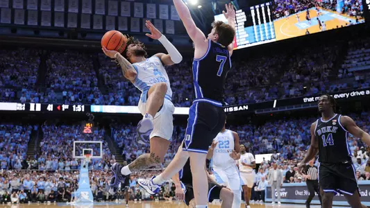 RJ Davis
University of North Carolina Basketball v Duke
Dean E. Smith Center
Chapel Hill, NC
Saturday, March 8, 2025