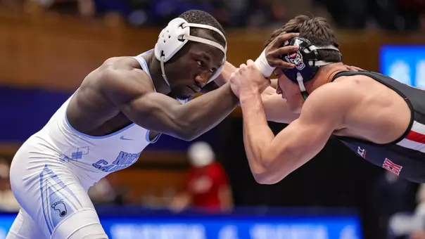 Joshua Ogunsanya   
University of North Carolina Wrestling v ACC Championships 
Cameron Indoor Stadium 
Durham, NC
Sunday, March 9, 2025