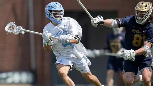 Parker Hoffman 
University of North Carolina Men's Lacrosse v Notre Dame  
Dorrance Field 
Chapel Hill, NC 
Saturday, April 19, 2025