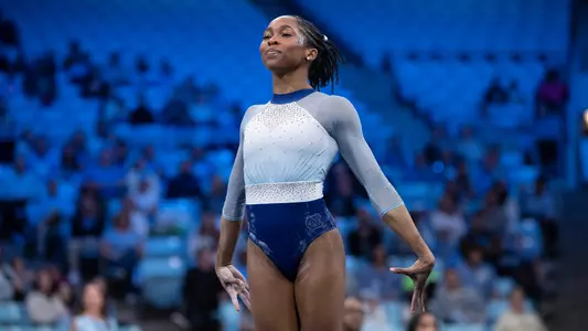 Kaya Forbes 
floor routine 
University of North Carolina Gymnastics v Western Michigan 
Carmichael Arena 
Chapel Hill, NC 
Friday, March 14, 2025