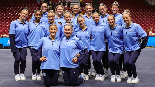 Team         
University of North Carolina Women’s Gymnastics NCAA Regionals 
Coleman Coliseum   
Tuscaloosa, AL 
Friday, April 4, 2025