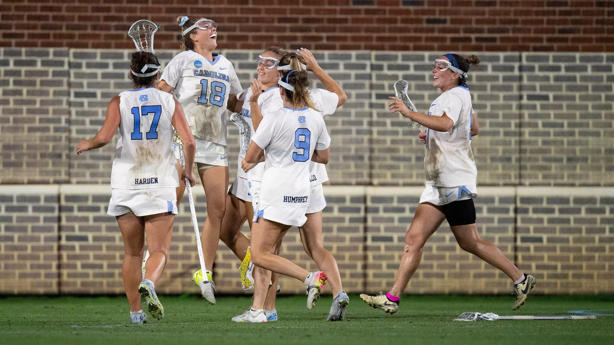 celebration 
University of North Carolina Women's Lacrosse v Princeton  
NCAA Tournament  
Dorrance Field 
Chapel Hill, NC 
Thursday, May 15, 2025