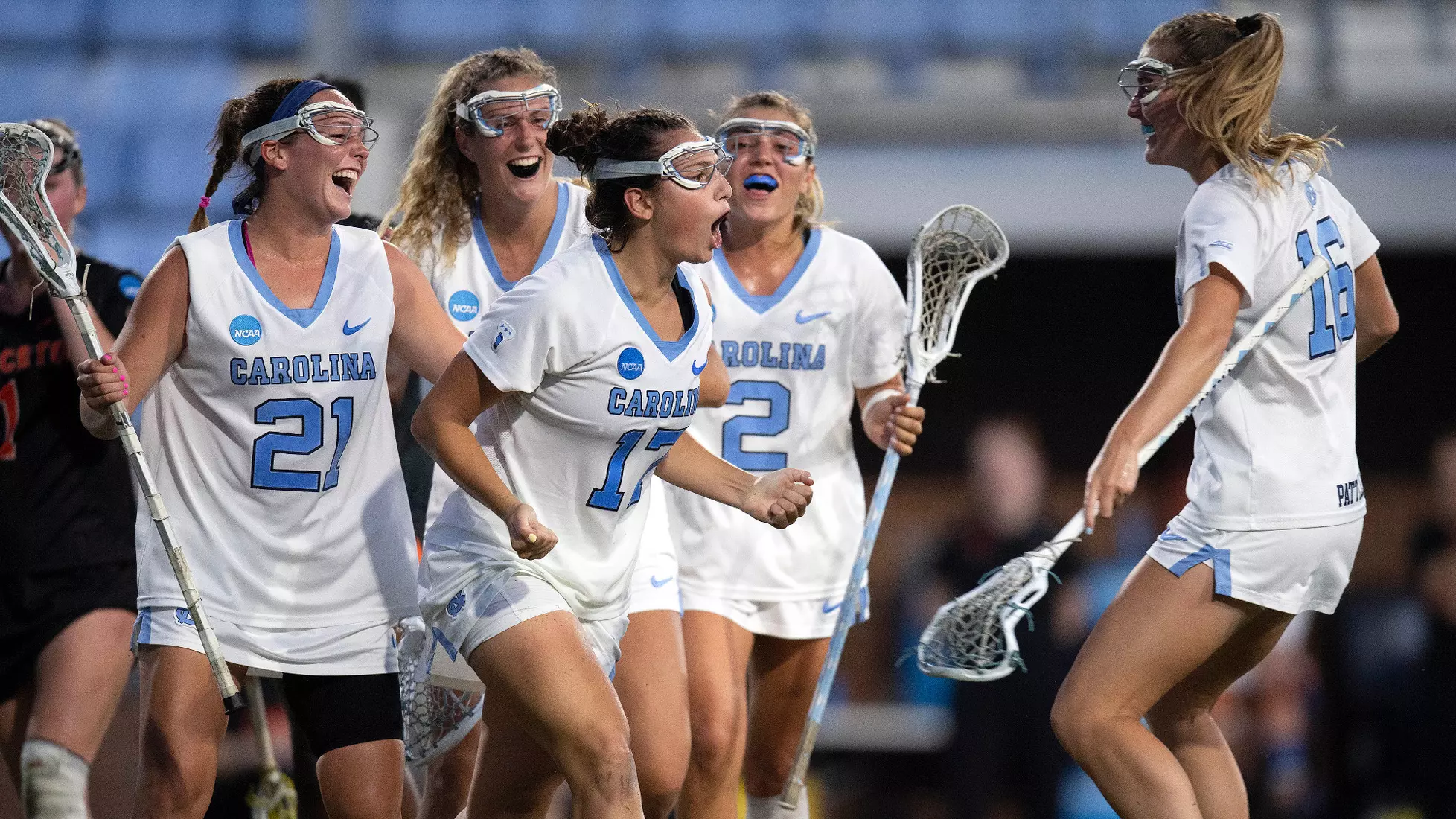 celebration 
University of North Carolina Women's Lacrosse v Princeton  
NCAA Tournament  
Dorrance Field 
Chapel Hill, NC 
Thursday, May 15, 2025
