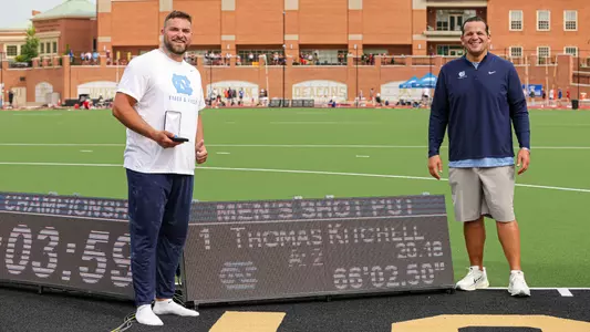 Tommy Kitchell & Amin Nikfar    
University of North Carolina Track & Field v ACC Championships  
Kentner Stadium  
Winston-Salem, NC 
Friday, May 16, 2025